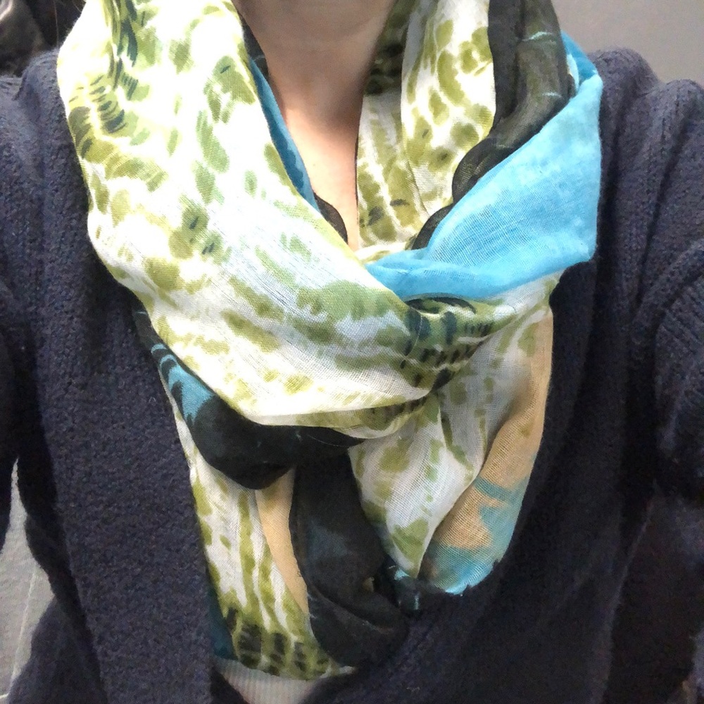Tye dye infinity scarf